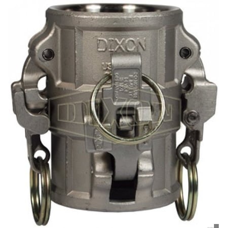 Dixon Boss-Lock Cam and Groove Spool Coupler, 4 in Nominal, Coupler End Style, 316 SS, Domestic RDD400EZ